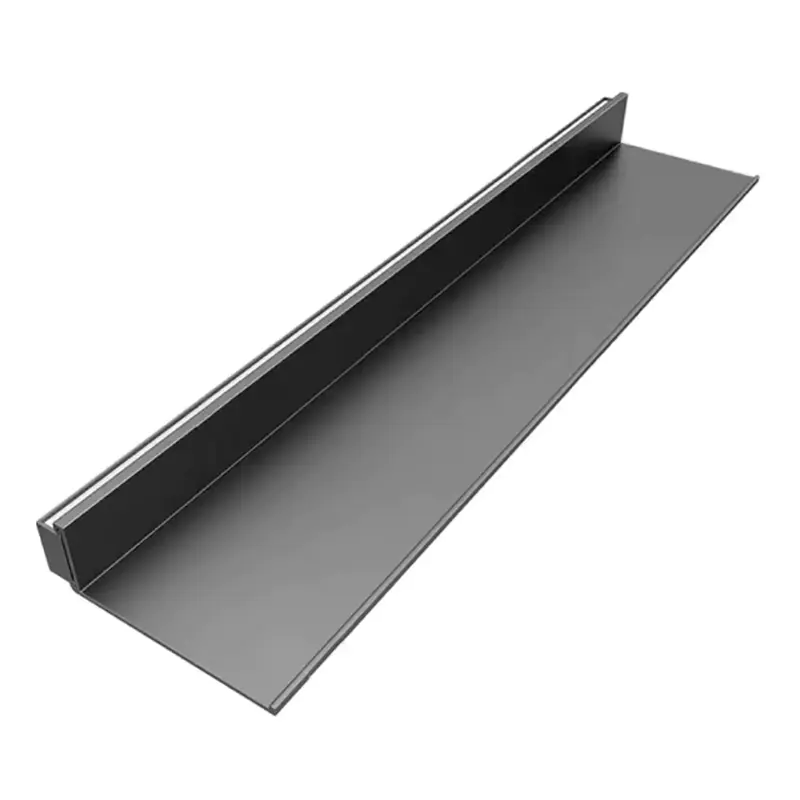 Rafturi moderne de afișare plutitoare cu LED, montate pe perete